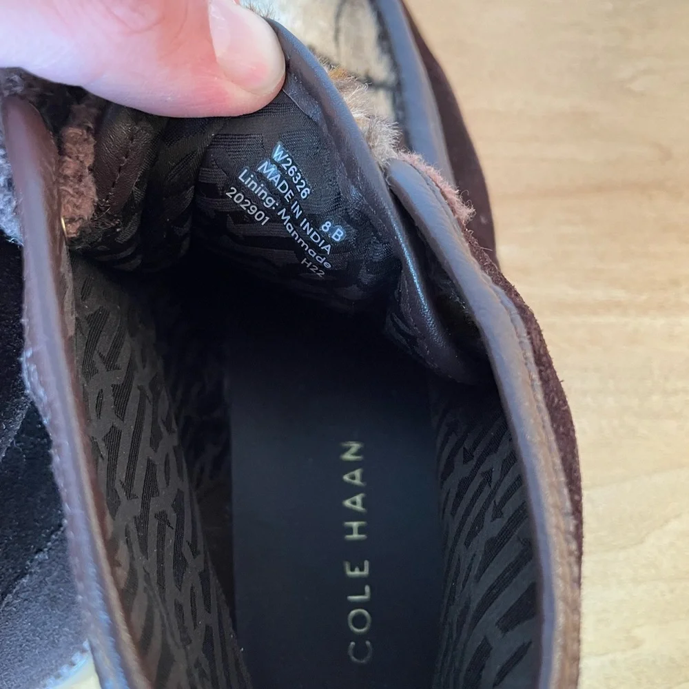 Cole Haan Women's Boots All-Day Summit Chukka Suede Size 8‎